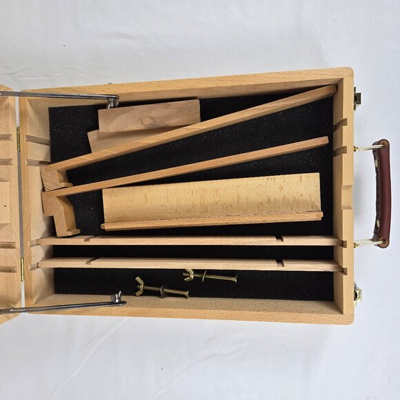 Daler Rowney Travel Wooden Easel in Self Locking Case Art Drawing Painting - Picture 9 of 11